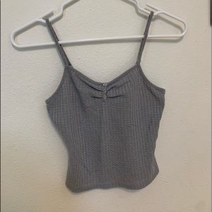 light grey crop top